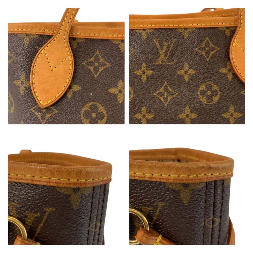 LOUIS VUITTON Brown Monogram Leather Keepall 55 Boston Bag - Picture 5 of 10